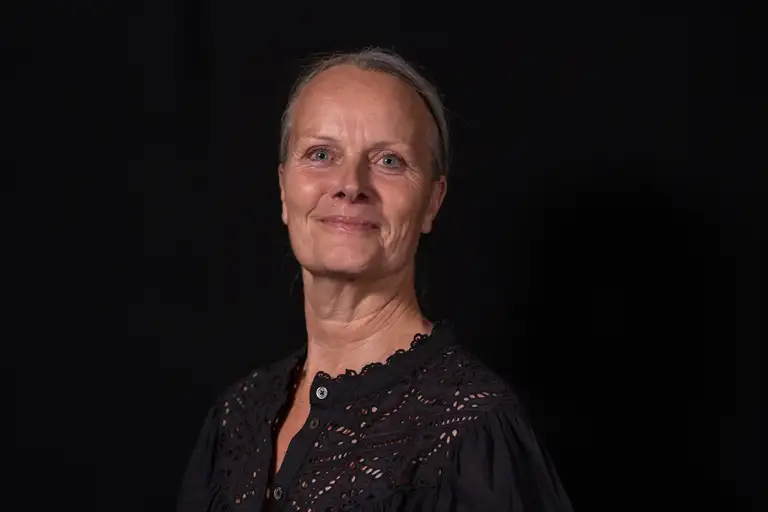 Pressebillede af Merete Østergaard, bestyrelsesmedlem i Foreningen for Folkehøjskoler i Danmark 